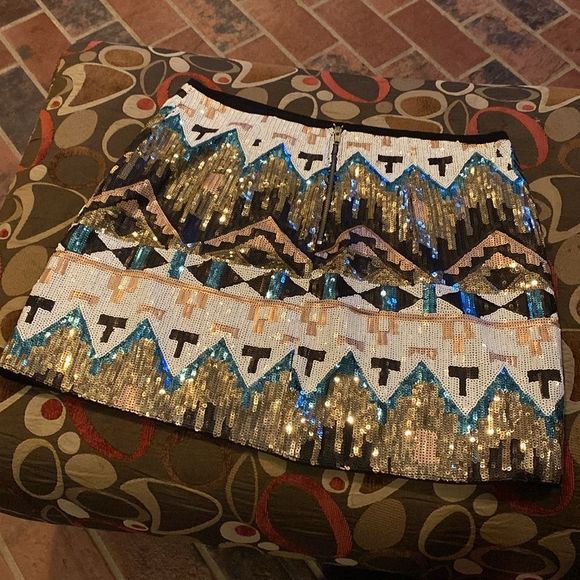 NWT Sequined Skirt - Picture 5 of 8